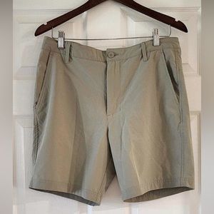 All in Motion medium men’s khaki-colored shorts. 7” inseam. Worn once.